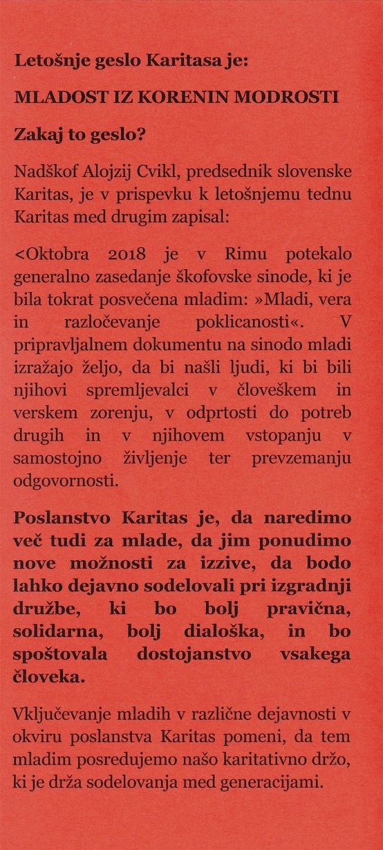 Teden Karitas 2018