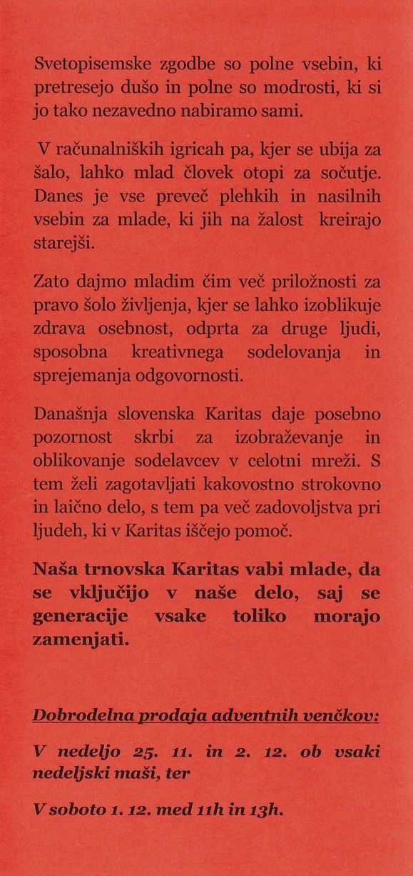 Teden Karitas 2018